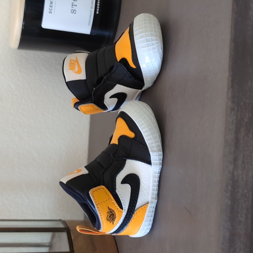 Baby yellow Jordans